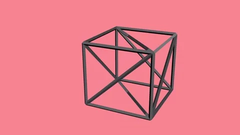 Rotating squares. Stock Footage 310022480