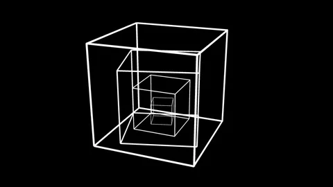 Rotating squares. Stock Footage 310022557
