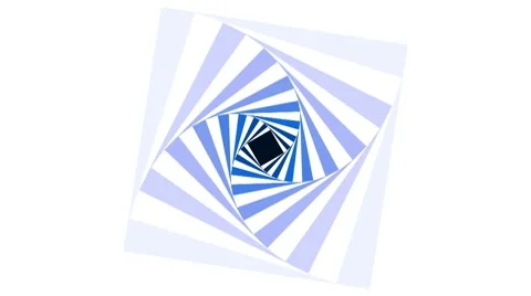 Rotating squares (spiral) Stock Footage 8970325