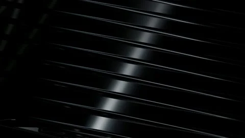 Rotating Stack of Black Figures, Background, Exclusive, Reflection, 3D Render Stock Footage 269349611