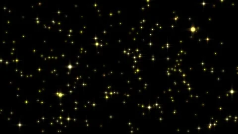 Rotating star light particles overlay background loop Stock Footage 240324729