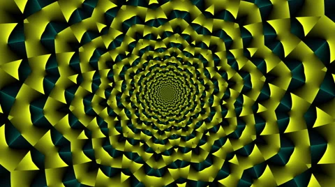 Rotating Star Vortex Yellow - LoopNeo VJ Loops HD 1920X1080 库存影片 39988838