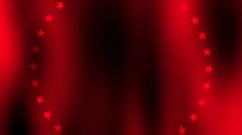 Rotating Stars 02 Red (24fps) Stock Footage