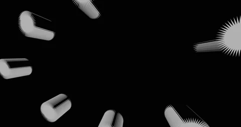 Rotating stars and lines background texture 3d rendering Stock Footage 140907397