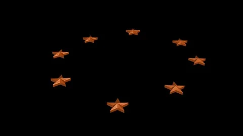 Rotating stars Stock Footage 106470067