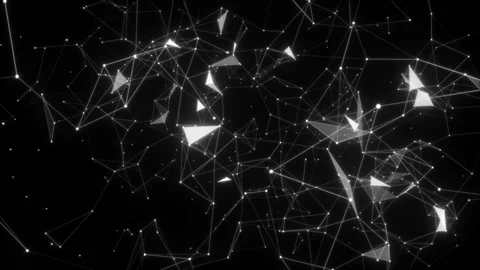 Rotating static structure.Abstract futuristic electronic circuit board with Stock Footage 102522533