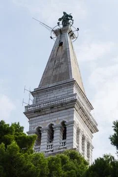 Rotating statue of St. Euphemia Stock Photos