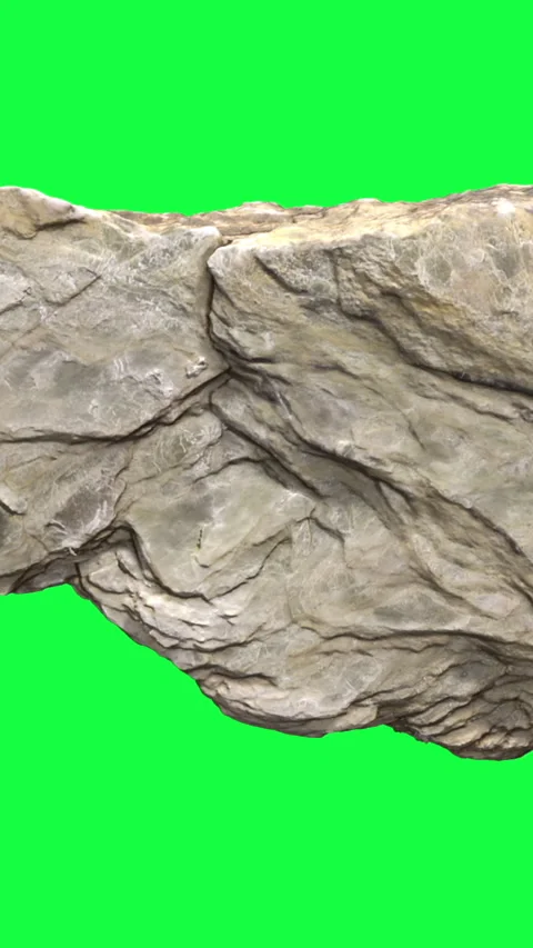 Rotating stone on green screen - vertica... | Stock Video | Pond5