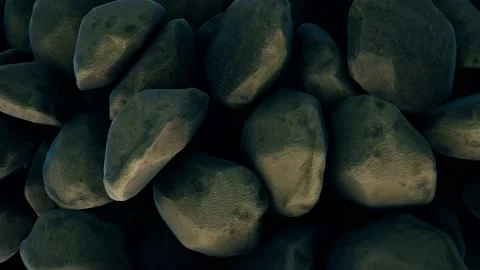 Rotating Stones 4k Stock Footage 200889169