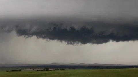 Rotating storm cloud Stock Footage 132843946