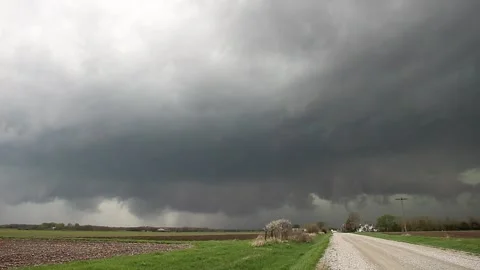 Rotating Storm Cloud Time Lapse Stock Footage 273178995