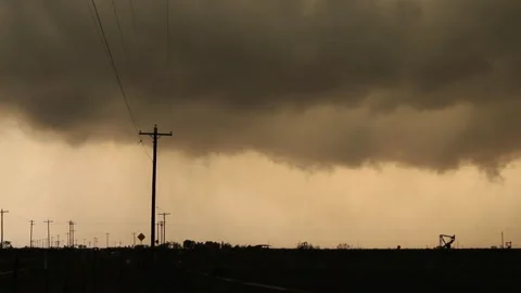 Rotating Storm Clouds Time Lapse Stock Footage 244010648
