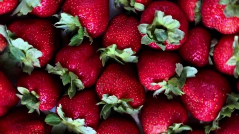 Rotating Strawberries 2 Stock Footage 286272945