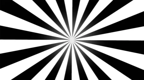 Rotating Stripes Background Animation - Loop Black and White Stock Footage 48994029