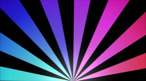 Rotating Stripes Background Animation - Loop Rainbow Stock Footage 49073698