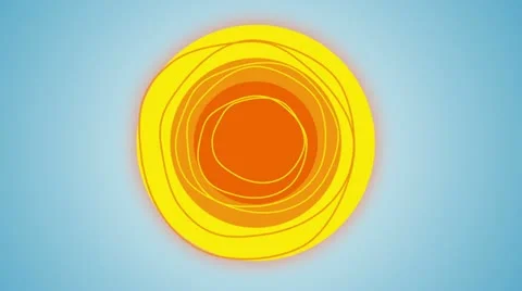 Rotating Sun Stockbeeldmateriaal 11516086