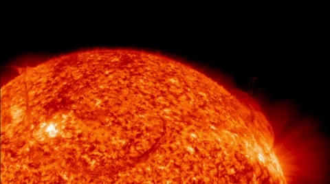 Rotating sun Stock Footage 35354205