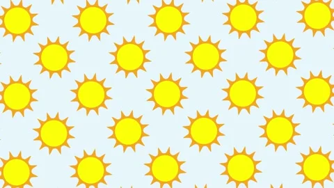 Rotating Sun Pattern Background with Seamless Solar Motion Animation Loop Stockbeeldmateriaal 330275565