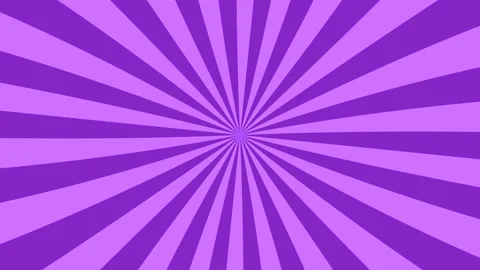 Rotating sunbeams, sun. Hypnotic wheel. Loop. Purple Vintage Retro Background. Stock Footage 151135065