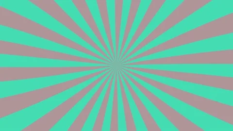 Rotating sunbeams, sun. Hypnotic wheel. Loop. Colored Vintage Retro Background. Stock Footage 151135698