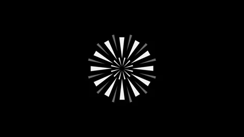 Rotating sunburst rays circular loop animation Stock Footage 330456104