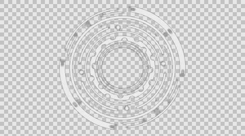 Rotating Tech Element Stock Footage 58273401