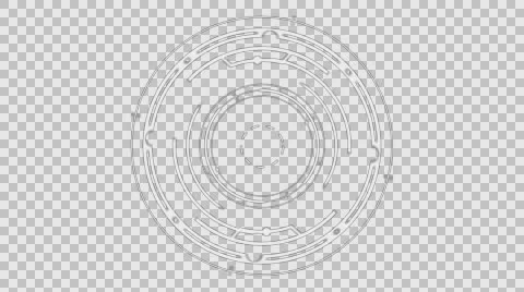 Rotating Tech Element Stock Footage 58587149