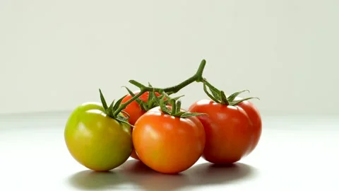 Rotating Tomato On White Background 스톡 동영상 235211760