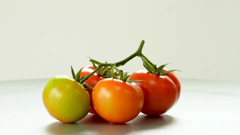 Rotating Tomato On White Background 스톡 동영상 235211855