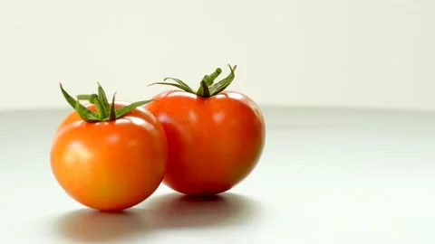 Rotating Tomato On White Background 스톡 동영상 235212423