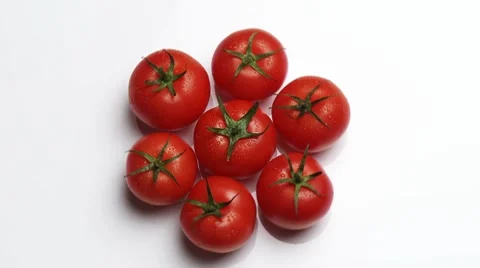 Rotating tomatoes Video stock 8571121