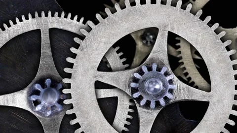 Rotating Tooth Wheels Stock Footage 155795575