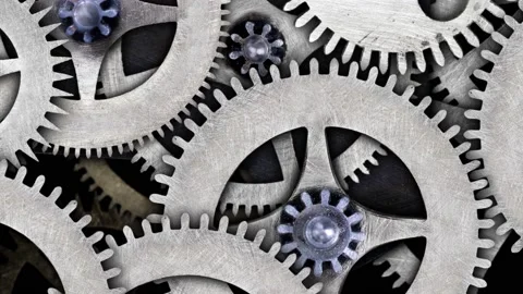 Rotating Tooth Wheels Video stock 156017152