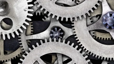 Rotating Tooth Wheels Video stock 168737686