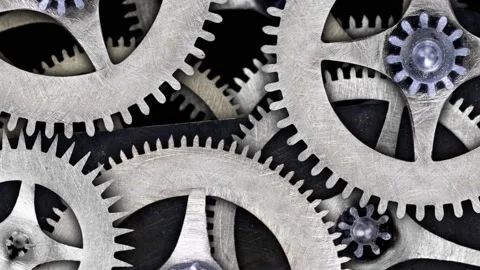 Rotating Tooth Wheels Video stock 169107052