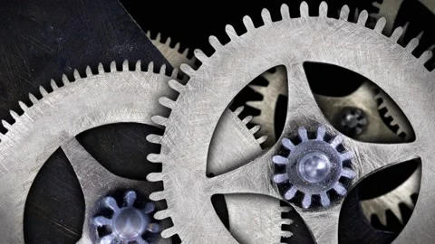 Rotating Tooth Wheels Video stock 170597626