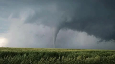 Rotating Tornado Cloud Formation Stock Footage 275649272