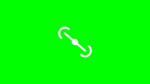 Rotating tracking markers on green screen background Stock Footage 346196570