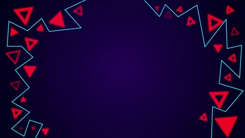 Rotating Triangles Background with line details Stock Footage 196497291
