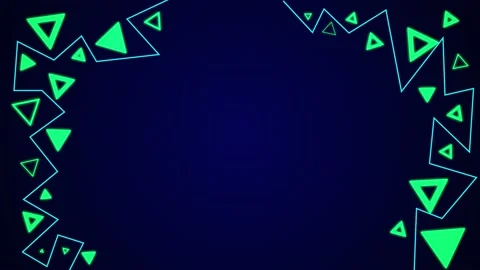 Rotating Triangles Background with line details Stock Footage 196497449