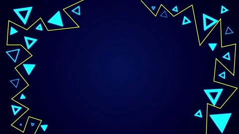 Rotating Triangles Background with line details Stock Footage 196497459