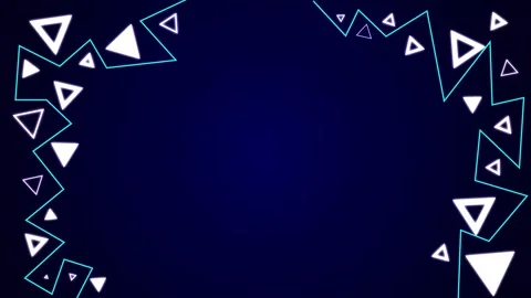 Rotating Triangles Background with line details Stock Footage 196497469