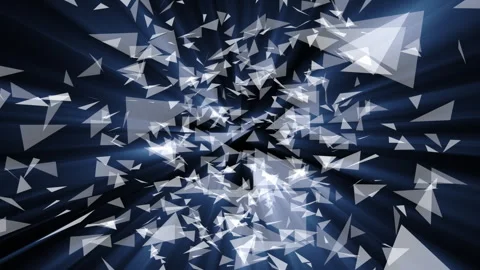 Rotating triangular mosaic Stock Footage 277902652