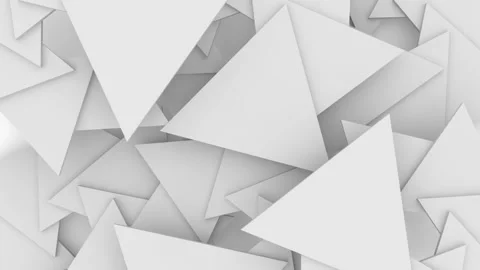 Rotating triangular shapes. Seamless loop Stock Footage 230570251
