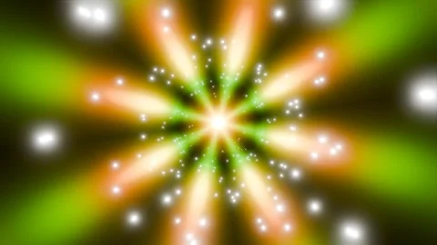 Rotating Tunnel with Flying Objects VJ Loop 4K - Futuristic Music Background Stock Footage 298907758