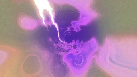 Rotating tunnel with plasma. Motion. Plasma burrow with moving and flickering Stock Illustration