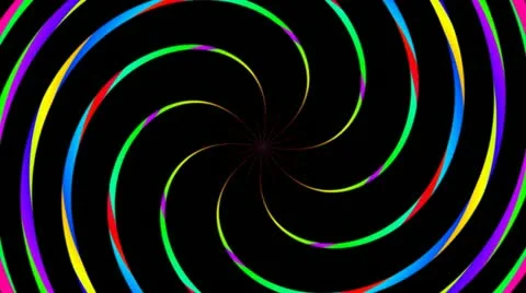 Rotating twirl color Stock Footage 18009799