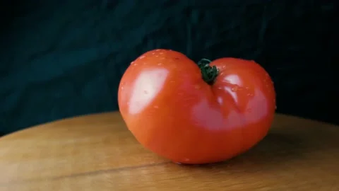 Rotating ugly tomato Stock Footage 169290188