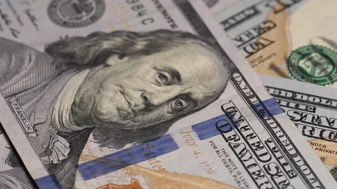 Rotating US dollars Stock-Footage 107127251