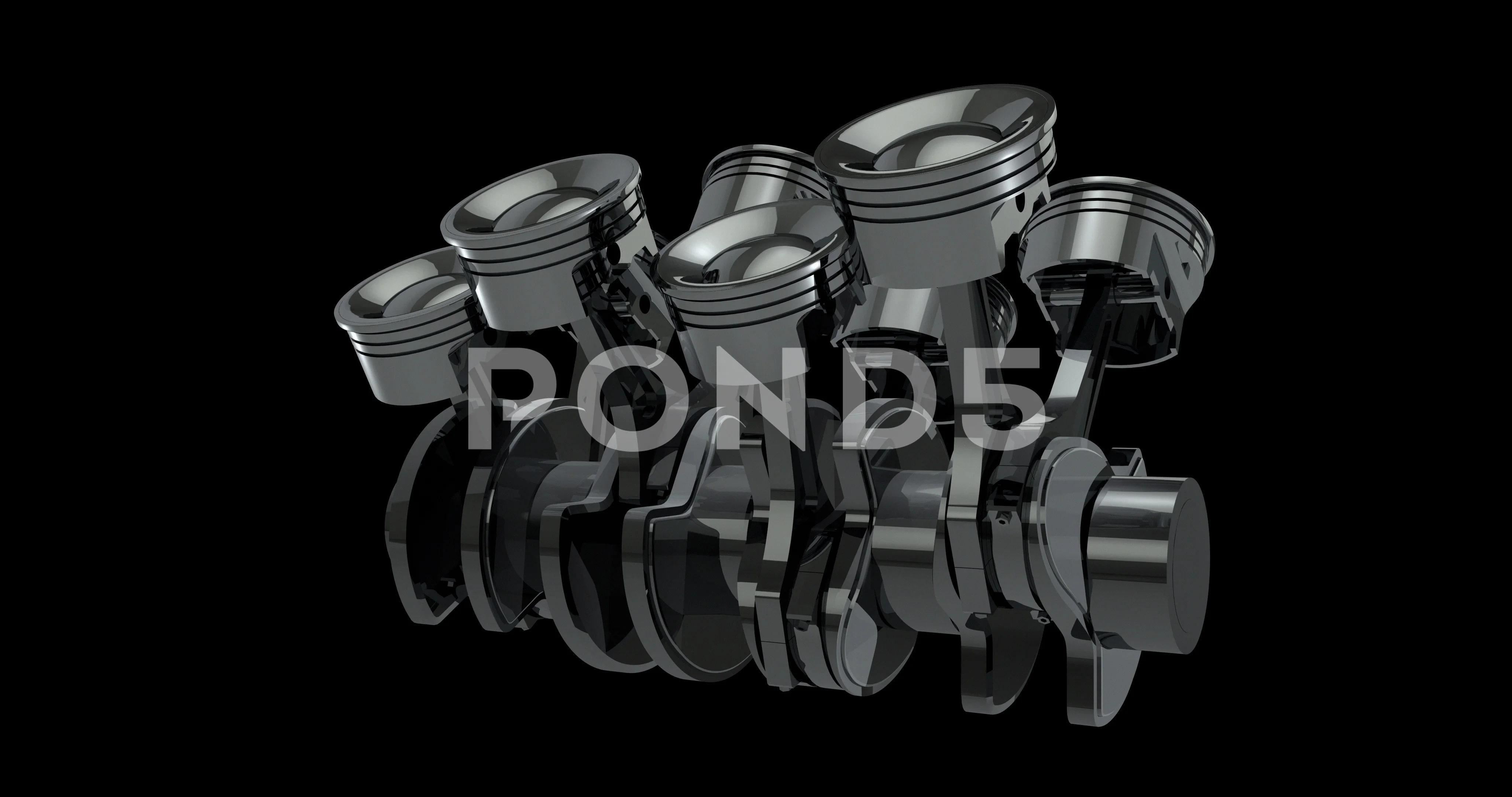 V8 Pistons